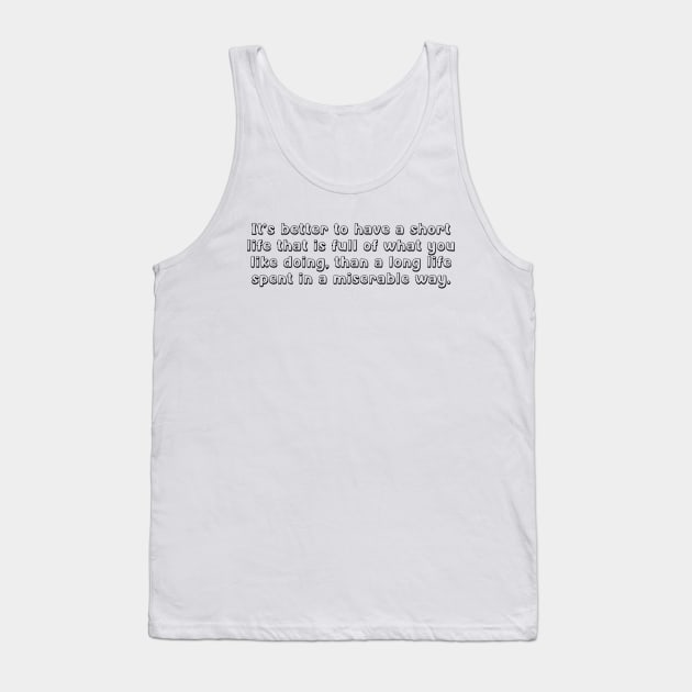 alan watts quote Tank Top by Anthony88